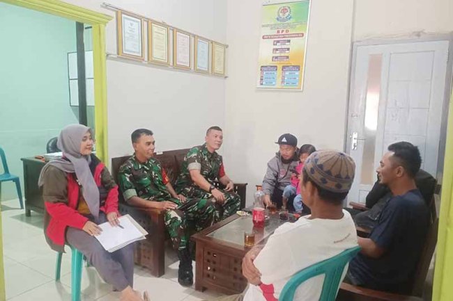 Wujudkan Kedekatan Babinsa Laksanakan Komsos Dengan Warga Binaan