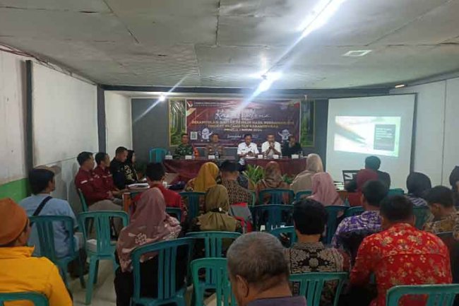 Babinsa Hadiri Rapat Rekapitulasi Daftar Pemilih Sementara Hasil Perbaikan DPSHP