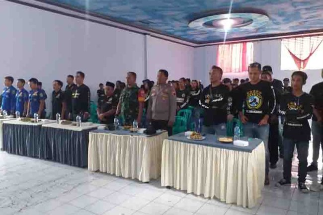 Mewakili Danramil Serka Purnomo Hadiri Acara Silaturahmi dan Halal Bi Halal Lindu Aji PK Karangkobar