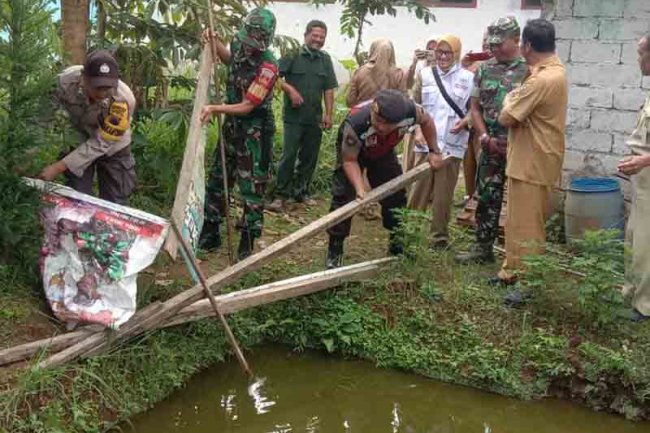 Dalam Rangka Percepatan ODF Danramil Bersama Foropincam Turun Langsung Ke Lapangan