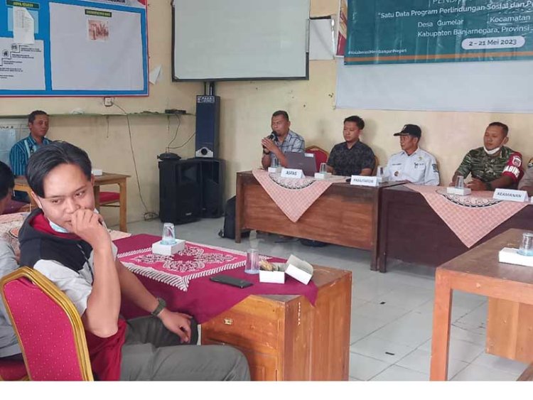 Babinsa Bersama Bhabinkamtibmas Hadiri Kegiatan Forum Konsultasi Publik  