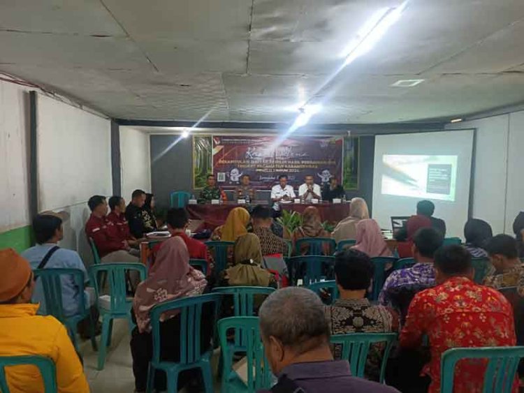 Babinsa Hadiri Rapat Rekapitulasi Daftar Pemilih Sementara Hasil Perbaikan DPSHP