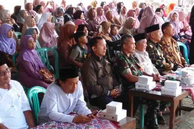 Mewakili Danramil Bati Tuut Hadiri Do'a Bersama Pemberangkatan Calon Jama'ah Haji Kecamatan Karangkobar