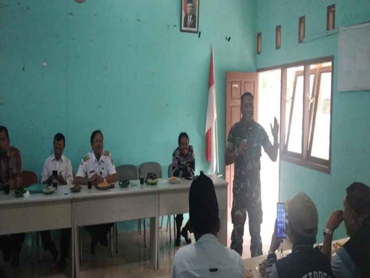 Danramil Bersama Babinsa Hadiri Tasakuran Linmas Paska Mengikuti Jambore Tingkat Kabupaten