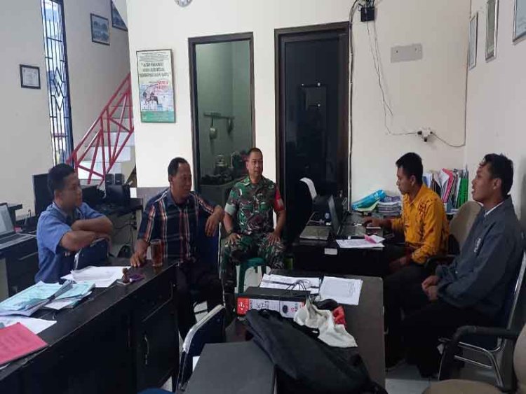 Tingkatkan Sinegeritas Wilayah Babinsa Jalin Silaturahmi Dengan Kades Dan Perangkat