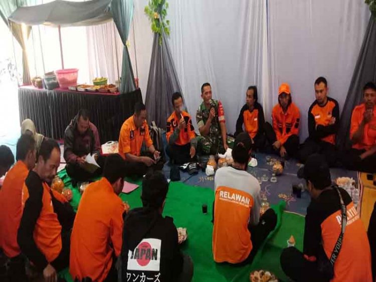 Babinsa Sertu Heru Karmanto Hadiri Rapat Kordinasi Dengan Relawan Forum Destana Karangkobar