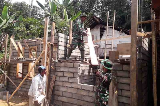 Satgas TMMD Sengkuyung Tahap lll  Kodim 0704/Banjarnegara Rehab RTLH