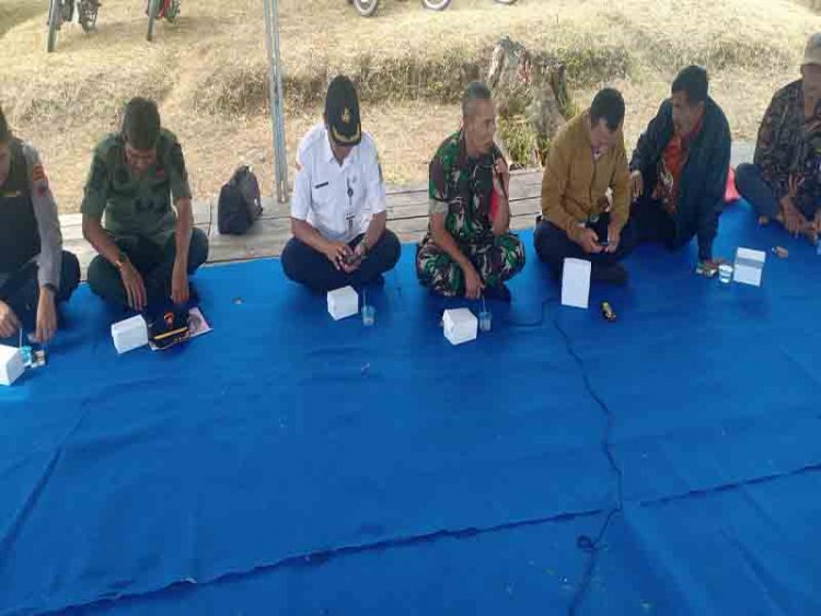 Mewakili Danramil Pelda Teguh Rahayu Hadiri Sosilasai Penanganan Kebakaran Hutan Dan Lahan