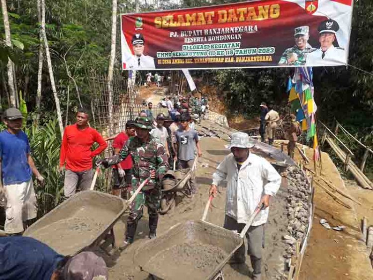 TMMD Sengkuyung IIl Kodim 0704/Banjarnegara Wadah Kemanunggalan TNI Rakyat