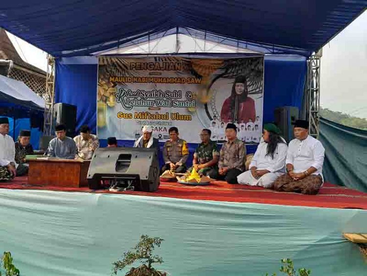 Danramil 04/Karangkobar Hadiri Peringatan Maulid Nabi Muhammad SAW  PP Rogo Jembangan