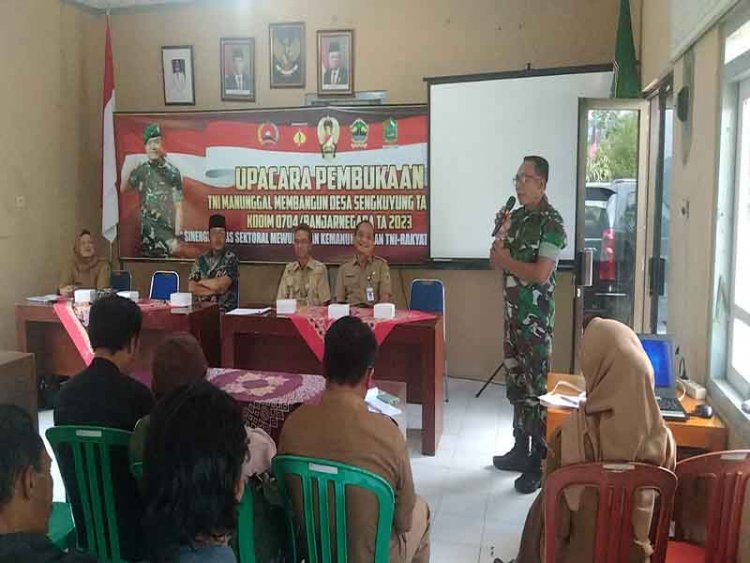 Sasaran Non Fisik TMMD Ke 118  Kodim 0704/Banjarnegara Gelar Sosialisasi Penurunan Stunting