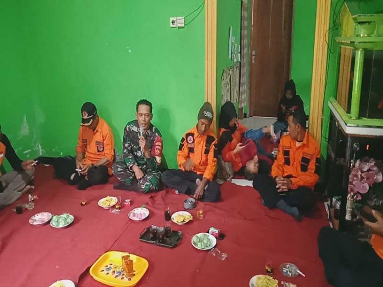 Tingkatkan Jalinan Silaturahim Babinsa Hadiri Pertemuan Rutin Relawan Forum Destana Karangkobar