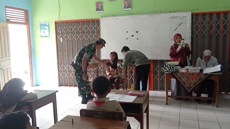 Tumbuhkan Generasi Sehat Babinsa Dampingi Pelaksanaan BIAS Bagi Siswa Sekolah Dasar