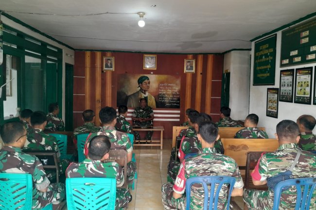 Danramil Sampaikan Arahan Komandan Kodim 0704/Banjarnegara Terkait Tugas Pokok Babinsa