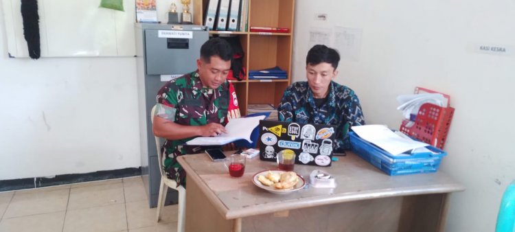 Update Data Wilayah,Babinsa  Melaksanakan Puldata Ter Desa Pasuruhan 