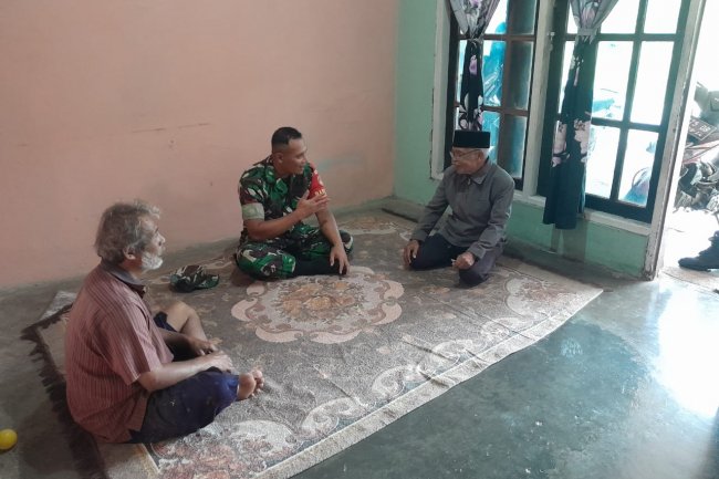 Wujudkan Kedekatan Babinsa Koramil 04/Karangkobar Dengan Tokoh Agama