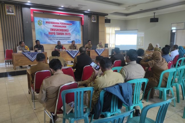 Mewakili Danramil Pelda Teguh Rahayu Hadiri Musrenbang Tingkat Kecamatan