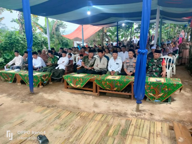 Babinsa Hadiri Haflah Ahirussanah Santriwan Santriwati Ponpes Rogo Jembangan Desa Binangun