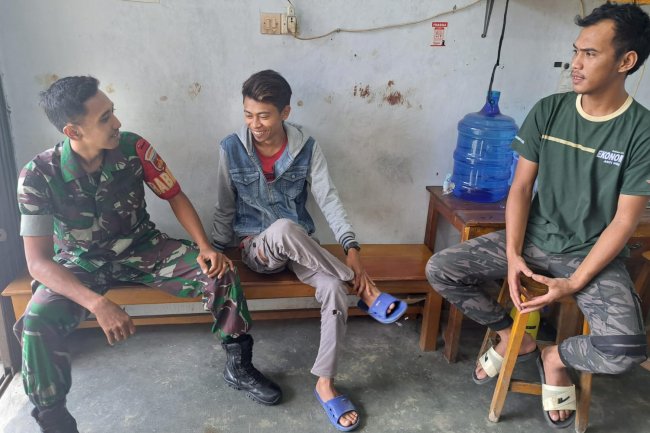 Aktif Kewilayah, Babinsa Serda Wasis Melaksanakan Komsos Dengan Warga Binaan