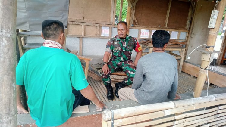 Kedekatan Babinsa Sebagai Aparat Kewilayahan Melaksanakan Komsos Dengan Warga Binaan
