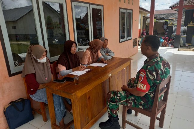 Dampingi Kegiatan Posyandu, Wujud Kepedulian Babinsa Terhadap Kesehatan Balita di Wilayah 