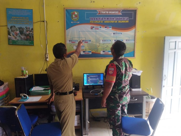 Update Data Wilayah,Kopda Agus Babinsa Koramil 04/Karangkobar Melaksanakan Puldata Ter 