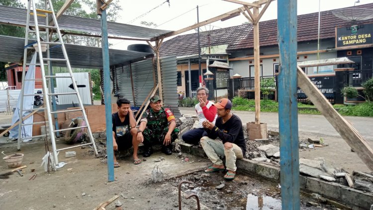 Bincang Santai, Jaga Hubungan Baik Babinsa Komsos Dengan Warga Binaan