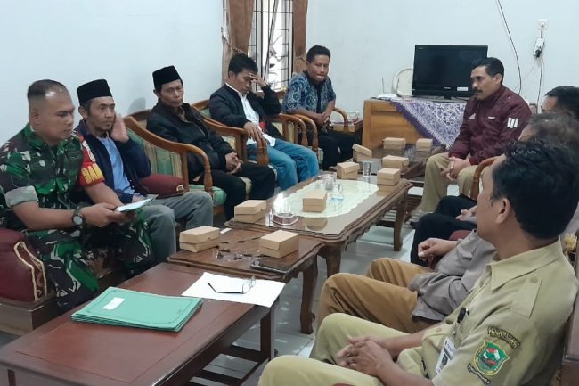 Mewakili Danramil Serka Purnomo Hadiri Rakor Hasil Pilkades Serentak Gelombang ll Tahun 2024