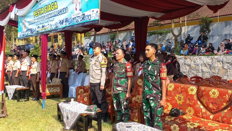 Babinsa Koramil 04/Karangkobar  Hadiri Penutupan Pesta Siaga Tahun 2024 Kwartir Banjarnegara