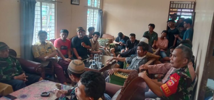 Babinsa Peltu Teguh Rahayu Hadiri Pertemuan Rutin, Ajak Warga Jaga Kamtibmas
