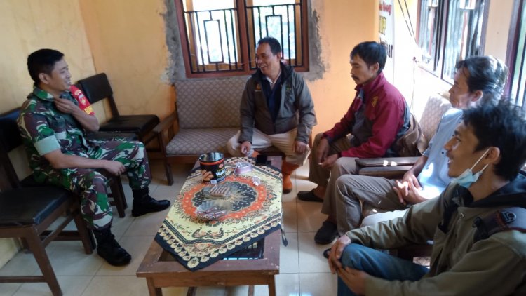 Babinsa Komsos Dengan PPL  Bersinergi Dalam Miningkatkan Swasembada Pangan Nasioanal