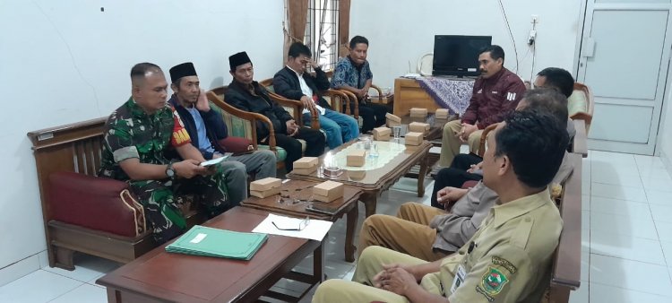 Mewakili Danramil Serka Purnomo Hadiri Rakor Hasil Pilkades Serentak Gelombang ll Tahun 2024
