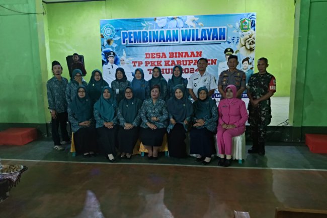 Mewakili Danramil Babinsa Hadiri Kegiatan Pembinaan Wilayah Desa Binaan TP PKK Kabupaten Banjarnegara