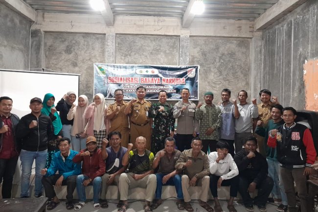 Danramil 04/Karangkobar Hadiri Sosialisasi Bahaya Narkoba bagi Generasi Muda