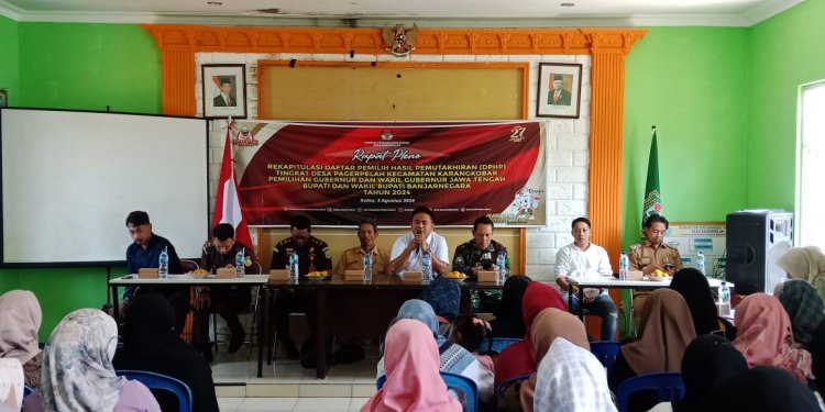 Danramil 04/Karangkobar Kapten Inf Imam Haryitno Hadiri Rapat Sosialisasi BPNT
