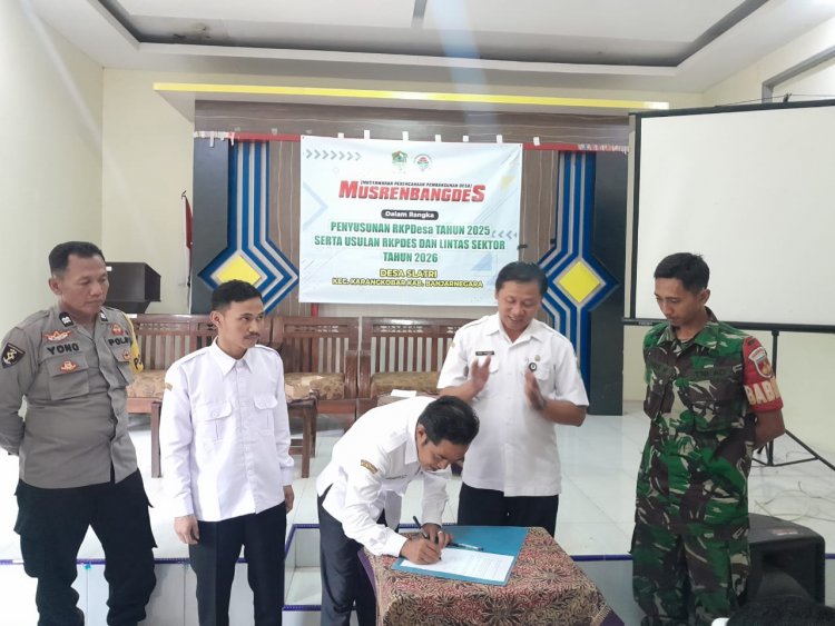 Mewakili Danramil Babinsa Hadiri Musrenbangdes Dalalam Rangka Penyusunan RKPDesa Tahun 2025