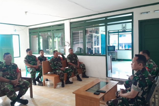 Melalui Jamdan, Kapten Inf Haryitno   Tekankan Kedisiplinan Kepada Seluruh  Babinsa