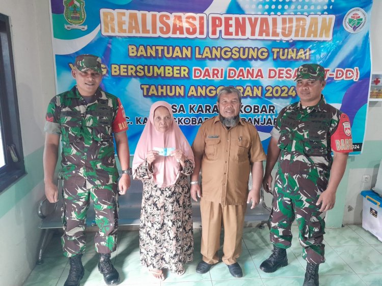 Babinsa Berharap Kedepan Penerima BLT DD Semakin Sedikit dan Semakin Meningkat Pertumbuhan Ekonomi