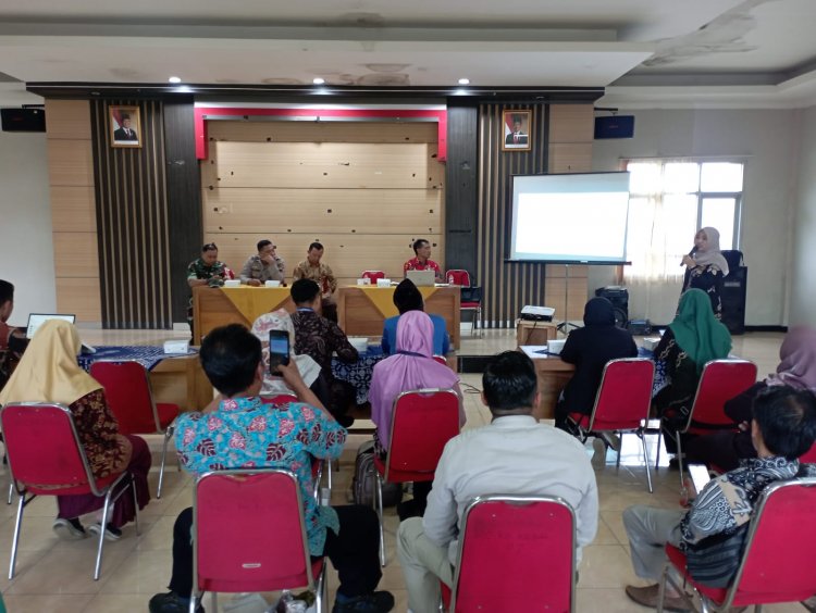 Wakili Danramil Pelda Sujatnoto Hadiri Kegiatan Monev Penguatan Kelembagaan dan Advokasi Kabupaten Sehat