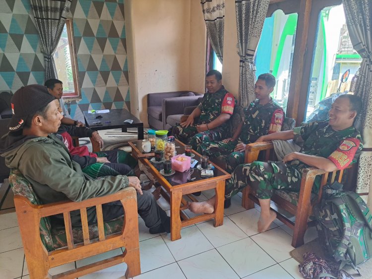 Terciptanya Hubungan Yang Erat Antara TNI Dengan Rakyat Babinsa Jalin Komsos Dengan Warga Binaan