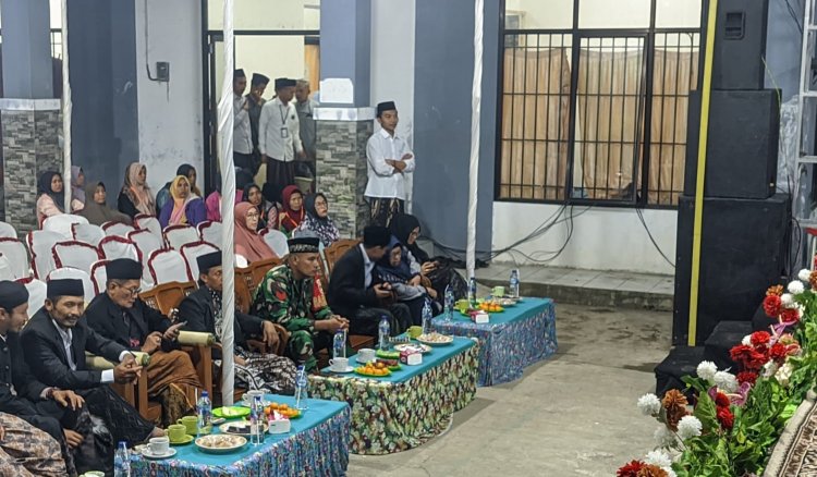 Mewakili Danramil Babinsa Hadiri Haflah Attasakur Lilikhitamil Qur'an  Pondok Pesantren ANNUR