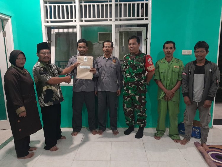 Mewakili Danramiil Babinsa Pantau Langsung Pembuatan Naska Soal Ujian Seleksi Perangkat Desa