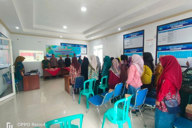 Danramil 04/Karangkobar  Menghadiri Sosialisasi Pengembangan Desa B2SA Desa Leksana