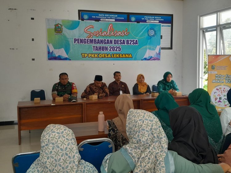 Mewakili Danramil Serka Purnomo Menghadiri Sosialisasi Pengembangan Desa B2SA