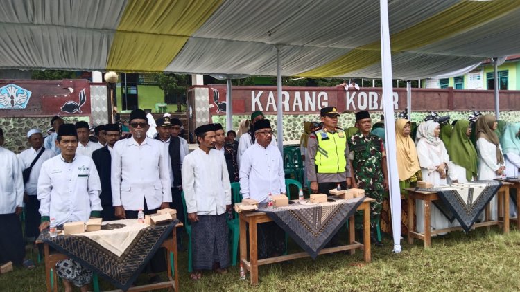 Mewakili Danramil Serka Heru Karmanto Menghadiri Upacara Hari Santri Nasional Tingkat Kecamatan 