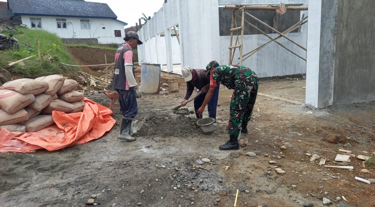 Dinding Dirapikan Struktur Diperkuat, KDKMP Gumelar Terus Berproses